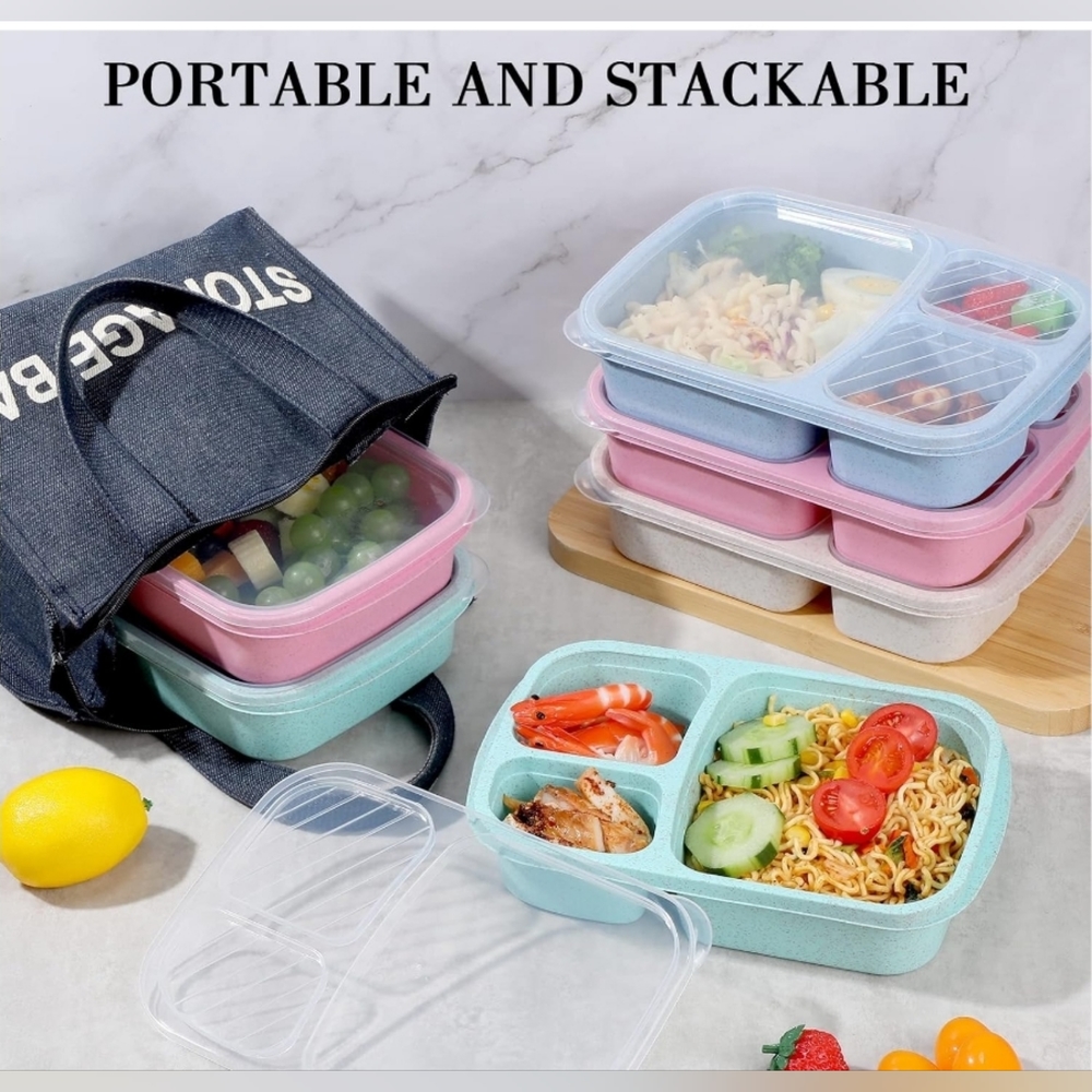 16 Pce Bento Food Storage Containers - Picture 6 of 10
